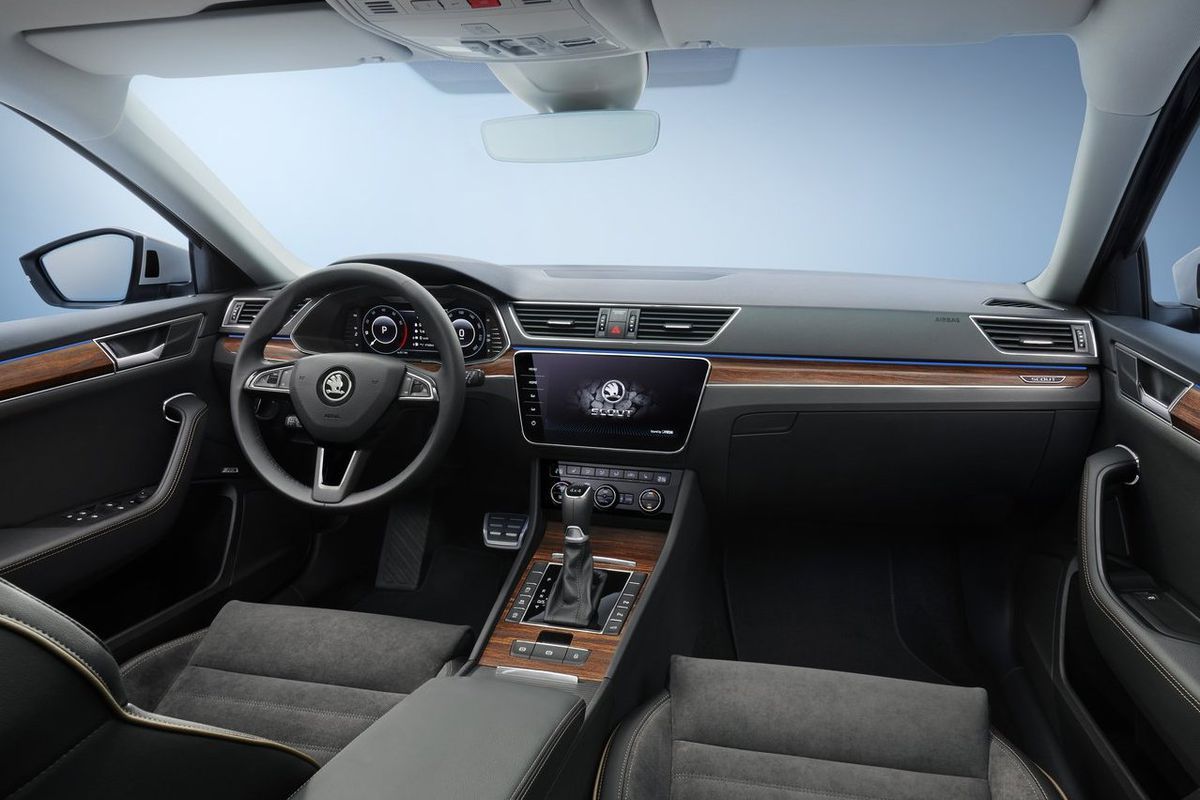 Skoda superb 1 салон